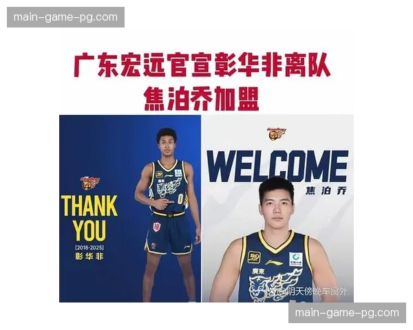 广东宏远引进焦泊乔崔永熙，南粤三强阵容优化组合完成
